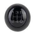 Universal Vehicle Modified Resin Shifter Manual 6-Speed Gear Shift Knob, Size: 8.2*5.5cm (Black) Supply