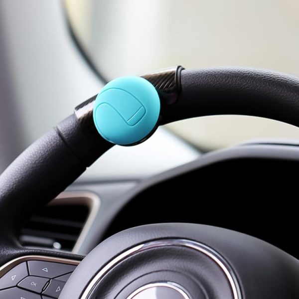 3R-2151 Car Auto Universal Steering Wheel Spinner Knob Auxiliary Booster Aid Control Handle Car Steering Wheel Booster Wheel Strengthener Auto Spinner Knob Ball(Blue) For Cheap