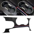 Car USA Color Carbon Fiber Left Drive Gear Position Panel Decorative Sticker for Ford Mustang 2015-2017 Online