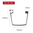 Car Carbon Fiber Gear Position Panel Frame Decorative Sticker for Volkswagen Golf 7 2013-2017, with Hole and Start and Stop, Left Drive on Sale