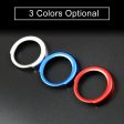 Car Engine Start Key Push Button Ring Trim Aluminum Alloy Sticker Decoration for BMW(Red) Online