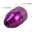 Universal Car Gear Shift Knob Modified Car Gear Shift Knob Auto Transmission Shift Lever Knob Gear Knobs(Purple) For Discount