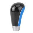 Universal Carbon Fiber Texture Leather Hole Pattern Car Gear Shift Knob Modified Shifter Lever Knob Discount