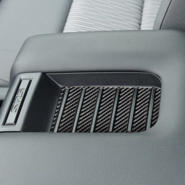 Carbon Fiber Car Armrest Box Slot Pad Decorative Sticker for Toyota Tundra 2014-2018, Left Right Driving Universal Fashion